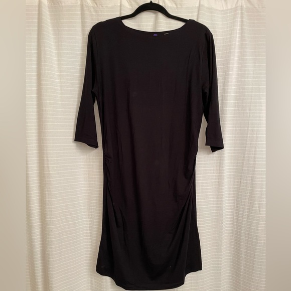 Seraphine Maternity Dress in Black - Picture 6 of 9